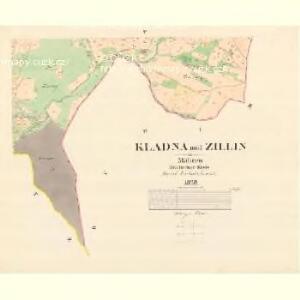 Kladna u.Zillin - m1181-1-005 - Kaiserpflichtexemplar der Landkarten des stabilen Katasters