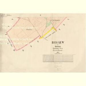 Begkew - c0698-1-003 - Kaiserpflichtexemplar der Landkarten des stabilen Katasters