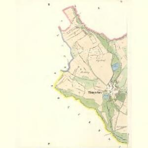 Thönischen - c8153-1-002 - Kaiserpflichtexemplar der Landkarten des stabilen Katasters