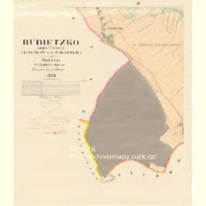 Budietzko - m0275-1-003 - Kaiserpflichtexemplar der Landkarten des stabilen Katasters