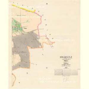 Swidnitz - c7624-1-002 - Kaiserpflichtexemplar der Landkarten des stabilen Katasters
