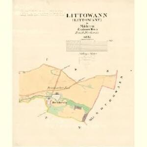 Littowann (Littowany) - m1595-1-002 - Kaiserpflichtexemplar der Landkarten des stabilen Katasters