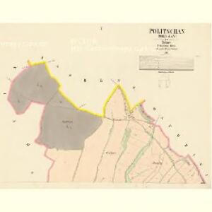 Politschan (Policzan) - c0223-1-001 - Kaiserpflichtexemplar der Landkarten des stabilen Katasters