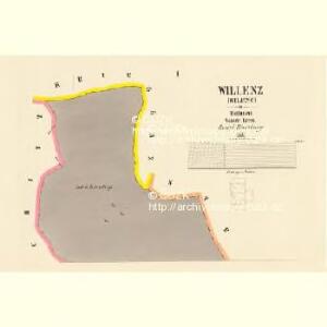 Willenz (Wilenc) - c0220-1-001 - Kaiserpflichtexemplar der Landkarten des stabilen Katasters