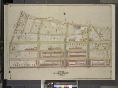Brooklyn, Vol. 2, Double Page Plate No. 26; Part of   Wards 24 & 29, Section 5; [Map bounded by Montgomery St., New York Ave., Lincoln Road; Including  Lefferts St., Sterling St., Malbone St., Franklin Ave.]
