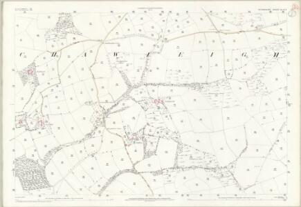 Devon XLIII.9 (includes: Chawleigh) - 25 Inch Map