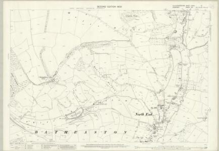 Gloucestershire LXXVII.12 (includes: Batheaston; Marshfield; St Catherine) - 25 Inch Map