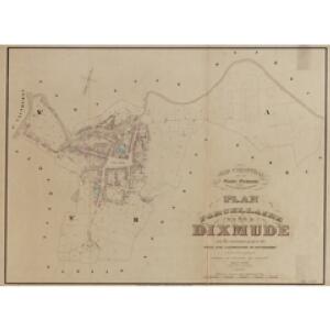 Plan parcellaire de la ville de Dixmude : avec les mutations jusqu'en 1842