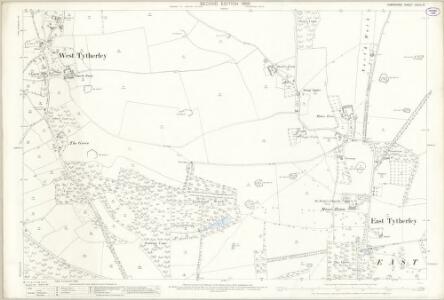 Hampshire and Isle of Wight XXXIX.13 (includes: East Tytherley; Frenchmoor; West Tytherley) - 25 Inch Map