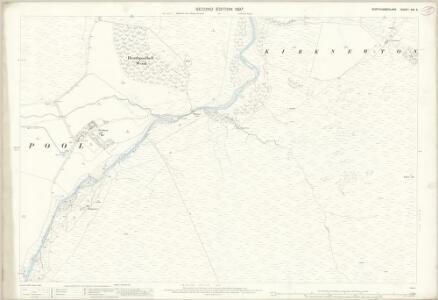 Northumberland (Old Series) XIX.5 (includes: Greys Forest; Hethpool; Kirknewton) - 25 Inch Map