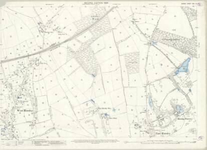 Surrey XXIV.8 (includes: East Horsley; West Horsley) - 25 Inch Map