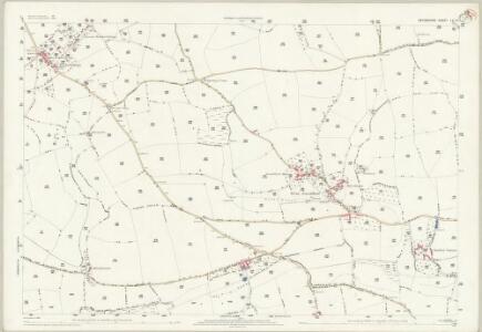 Devon LV.13 (includes: Crediton Hamlets; Sandford) - 25 Inch Map