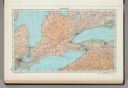 190.  Ontario, South.  The World Atlas.