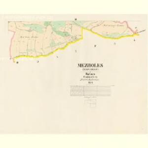Mezholes (Mezholez) - c4561-1-003 - Kaiserpflichtexemplar der Landkarten des stabilen Katasters