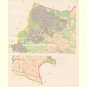 Teschetitz - c7889-1-001 - Kaiserpflichtexemplar der Landkarten des stabilen Katasters