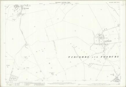 Wiltshire XLIII.5 (includes: Grafton; Tidcombe and Fosbury) - 25 Inch Map