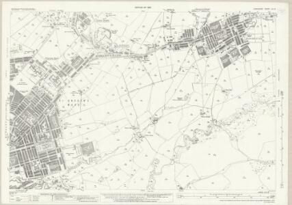 Lancashire LVI.15 (includes: Briercliffe; Brierfield; Burnley) - 25 Inch Map