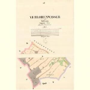 Verlorenwasser - m3612-1-002 - Kaiserpflichtexemplar der Landkarten des stabilen Katasters
