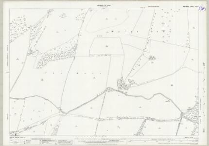 Wiltshire LIX.13 (includes: Chilmark; Dinton; Stockton; Teffont; Wylye) - 25 Inch Map