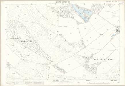 Northumberland (Old Series) XV.8 (includes: Belford; Chatton; Detchant; Lowick; Middleton) - 25 Inch Map