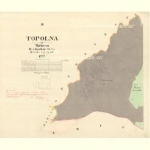 Topolna - m3118-1-003 - Kaiserpflichtexemplar der Landkarten des stabilen Katasters