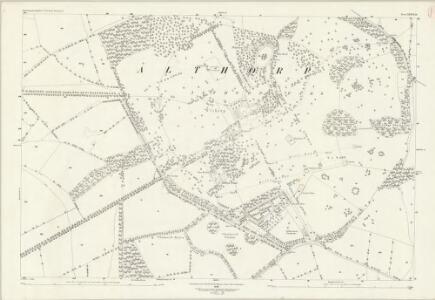 Northamptonshire XXXVII.14 (includes: Althorp; Brington; Harlestone) - 25 Inch Map