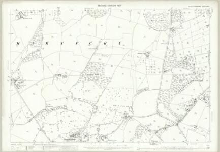 Gloucestershire XXV.1 (includes: Hartpury; Maisemore) - 25 Inch Map