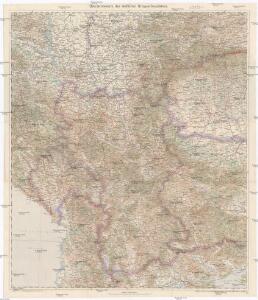 Übersichtskarte des südlichen Kriegsschauplatzes