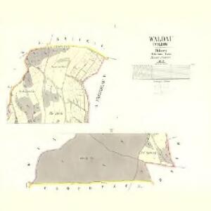 Waldau (Waldow) - c8311-1-001 - Kaiserpflichtexemplar der Landkarten des stabilen Katasters