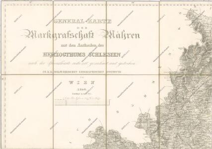 General-Karte der Markgrafschaft Maehrem...
