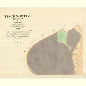 Tischnowitz (Tissnow) - m3111-1-001 - Kaiserpflichtexemplar der Landkarten des stabilen Katasters