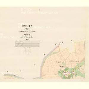 Widitz (Widic) - c8565-1-002 - Kaiserpflichtexemplar der Landkarten des stabilen Katasters