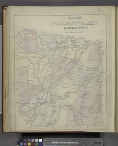 Map of Pleasant Valley Dutchess County. [Township]