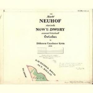 Neuhof - c5269-1-001 - Kaiserpflichtexemplar der Landkarten des stabilen Katasters