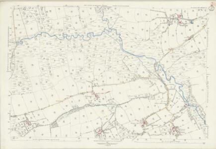 Devon XXVIII.14 (includes: Bradworthy; East Putford; West Putford; Woolfardisworthy) - 25 Inch Map