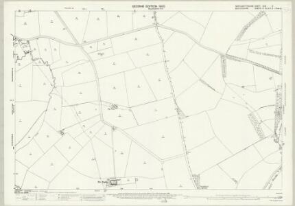 Northamptonshire XLVI.8 (includes: Podington; Strixton; Wollaston) - 25 Inch Map