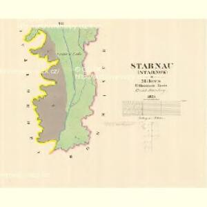 Starnau (Starnow) - m3040-1-007 - Kaiserpflichtexemplar der Landkarten des stabilen Katasters