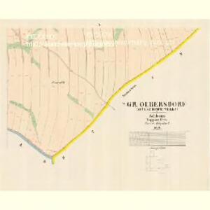 Gr. Olbersdorf (Obrechcice Welka) - m3317-1-007 - Kaiserpflichtexemplar der Landkarten des stabilen Katasters