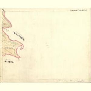 Ziwonin - c9462-1-005 - Kaiserpflichtexemplar der Landkarten des stabilen Katasters