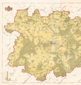 Polohopisná mapa silnic, cest a obecního majetku Táborského