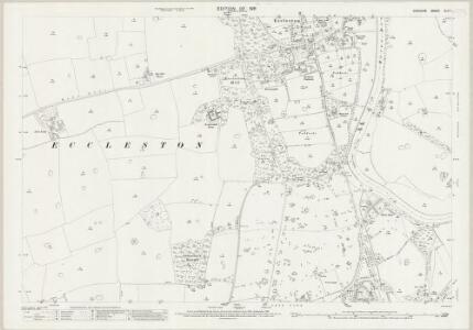 Cheshire XLVI.7 (includes: Buerton; Eaton; Eccleston; Huntington) - 25 Inch Map