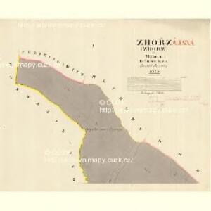 Zhorz (Zhorz) - m3554-1-001 - Kaiserpflichtexemplar der Landkarten des stabilen Katasters