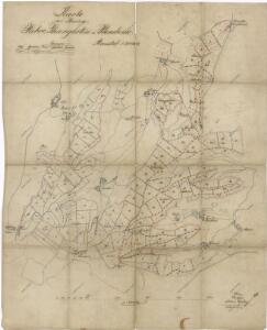 Mapa polesí Třeboc, Obora, Přerubenice 1