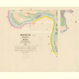 Rositz (Rosice) - c6538-1-003 - Kaiserpflichtexemplar der Landkarten des stabilen Katasters
