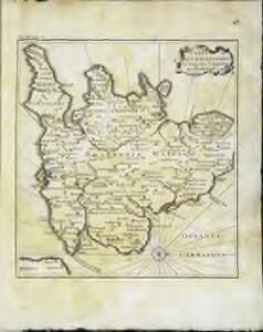 Carte de l'Angleterre au tems des conquétes des Romains