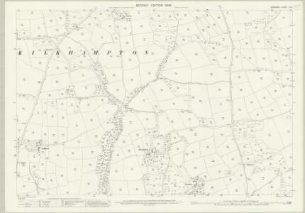 Cornwall IV.5 (includes: Kilkhampton; Launcells) - 25 Inch Map