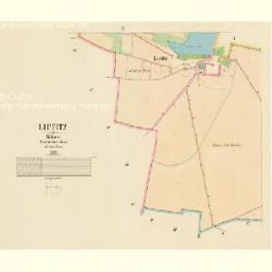 Liptitz - c4128-1-002 - Kaiserpflichtexemplar der Landkarten des stabilen Katasters