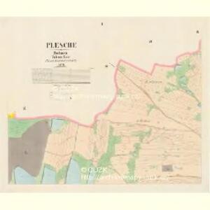 Plesche - c5827-1-001 - Kaiserpflichtexemplar der Landkarten des stabilen Katasters