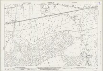 Wiltshire LXV.10 (includes: Barford St Martin; Compton Chamberlayne; Dinton; Fovant) - 25 Inch Map