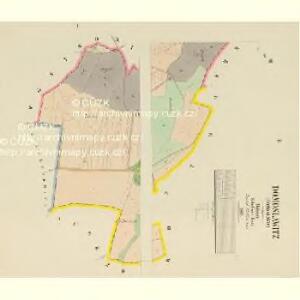 Domoslawitz (Domoslawic) - c1440-1-001 - Kaiserpflichtexemplar der Landkarten des stabilen Katasters